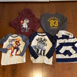 5 Boy shirts all 5t.